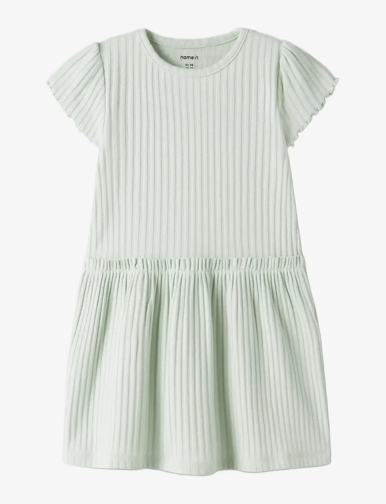 name it - NMFJESSIA CAPSL DRESS - stutterma hversdagskjólar - pale aqua - 2