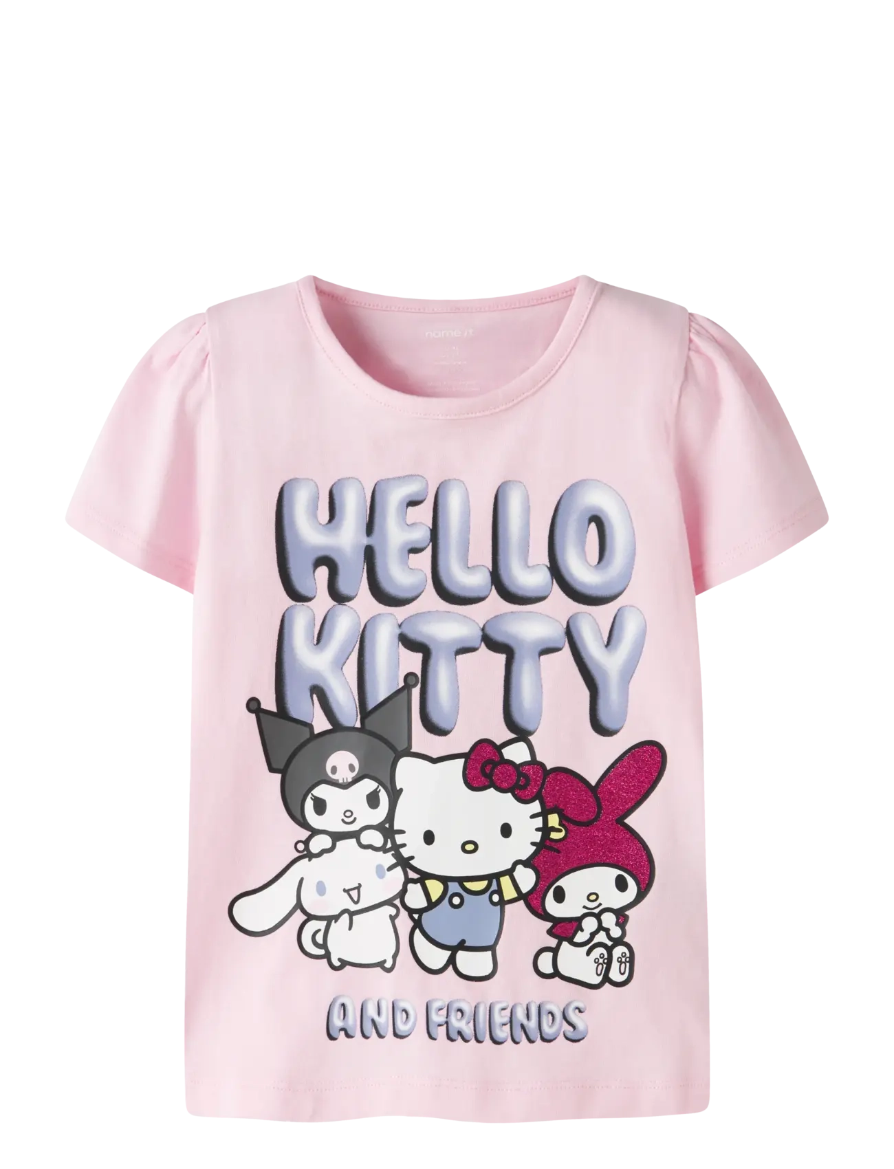 name it NMFFIRA HELLOK SS TOP NOOS SKY - 4 for 3 - PIROUETTE / pink/rose