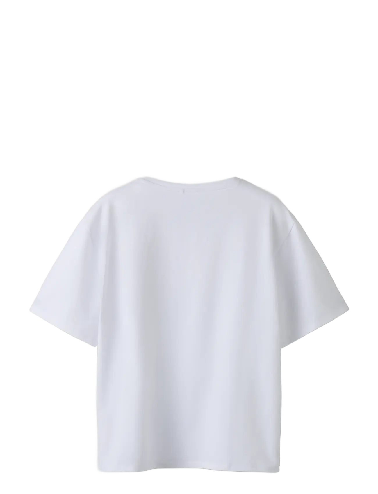 name it - NKFNIBUS STITCH NREG SS TOP LNOOS WDI - kortærmede t-shirts - bright white - 1
