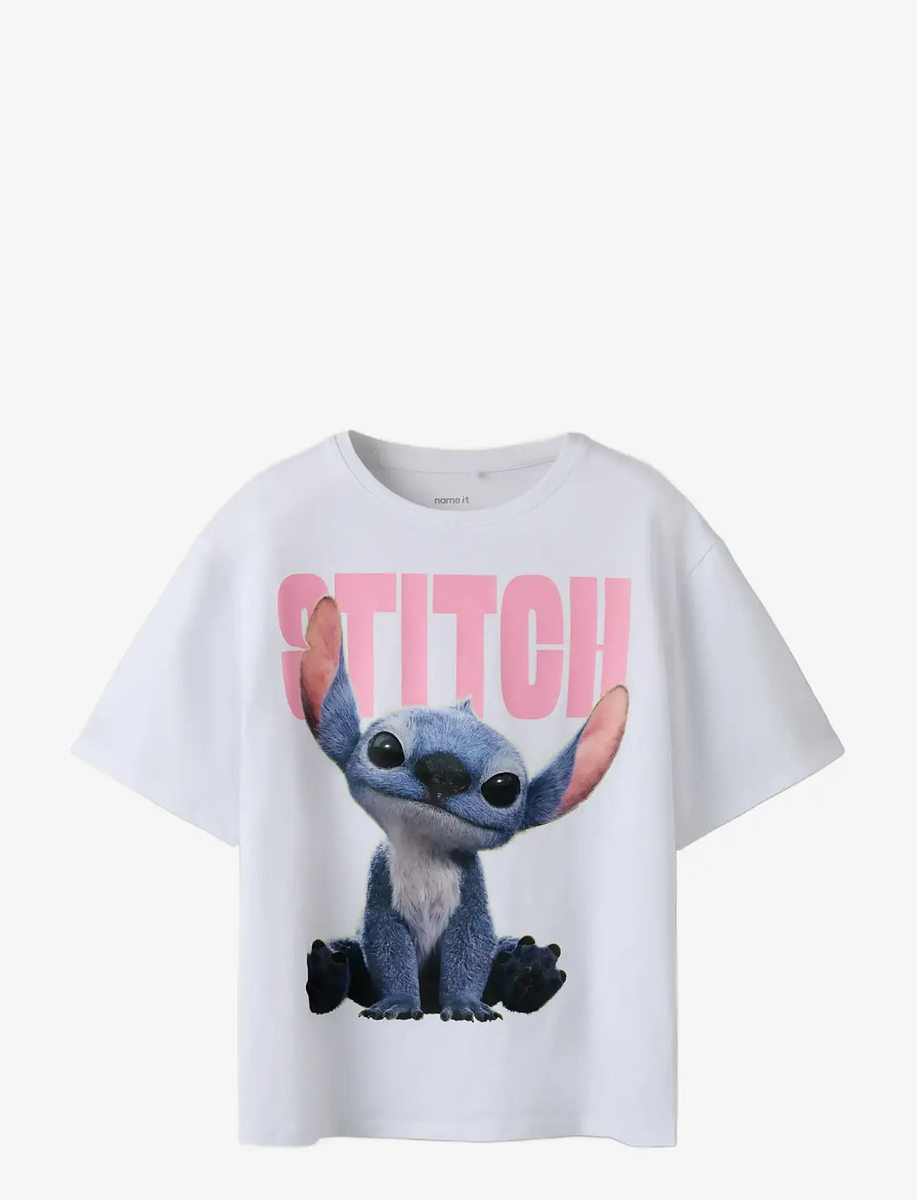 name it - NKFNIBUS STITCH NREG SS TOP LNOOS WDI - kortärmade t-shirts - bright white - 2