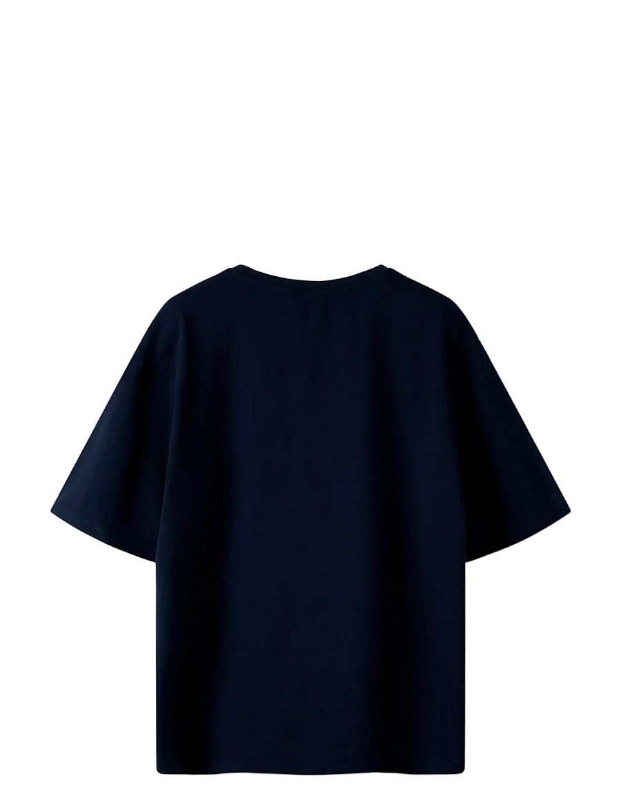 name it - NKFNIBUS STITCH NREG SS TOP LNOOS WDI - stutterma bolir - navy blazer - 1