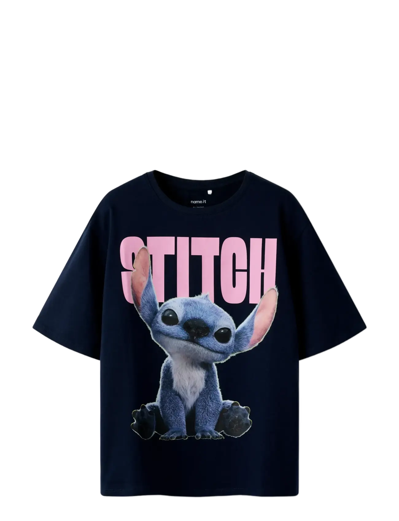 name it - NKFNIBUS STITCH NREG SS TOP LNOOS WDI - stutterma bolir - navy blazer - 2