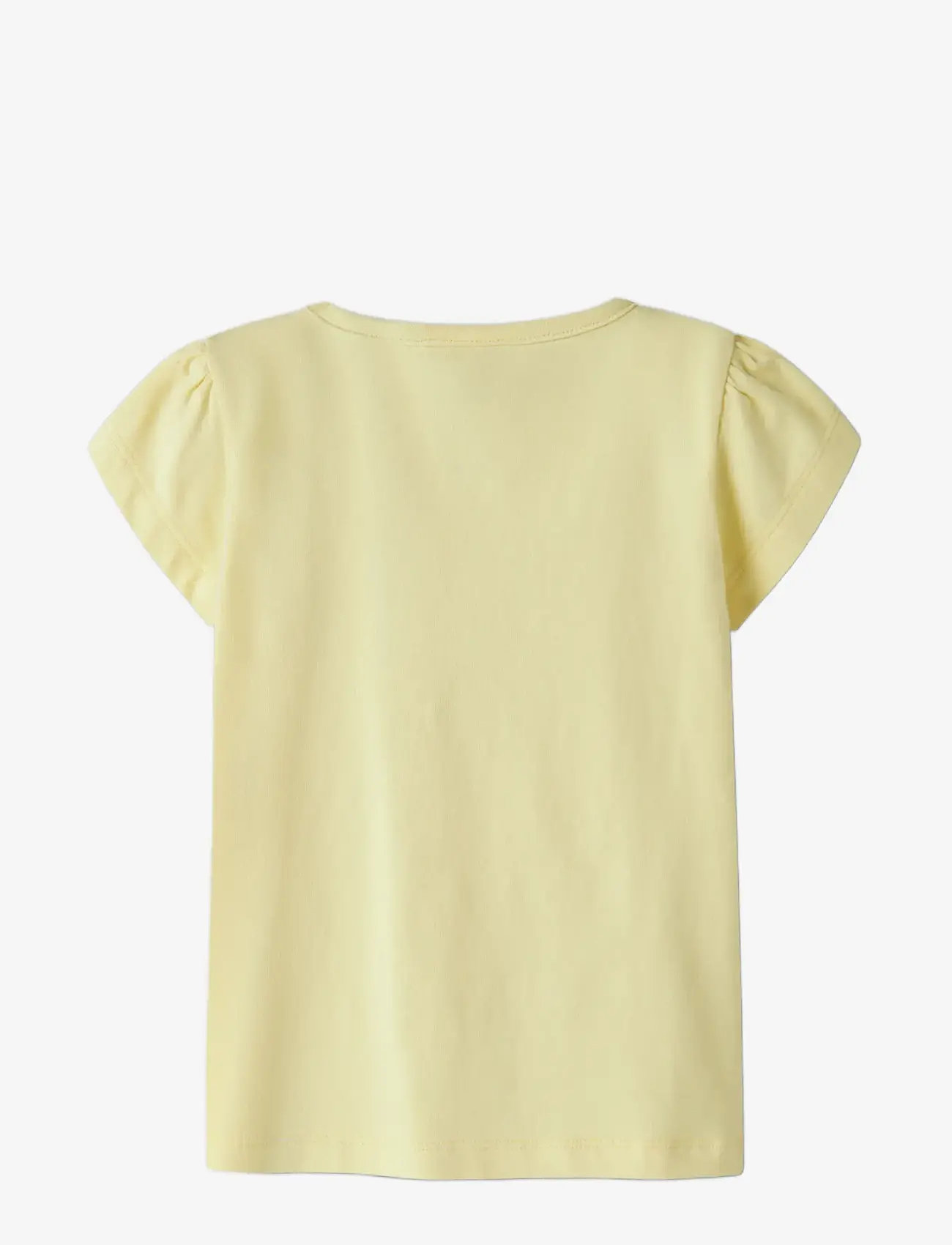 name it - NMFFUBA STITCH SS TOP BOX NOOS WDI - kortærmede t-shirts - lemonade - 1