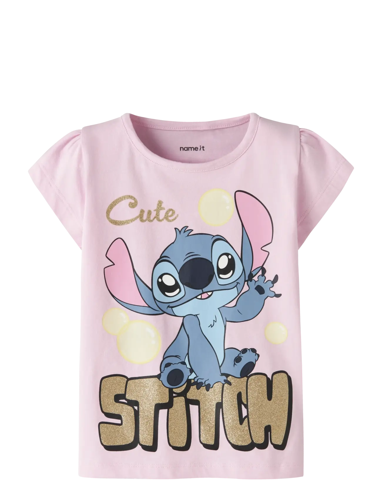 name it NMFFUBA STITCH SS TOP BOX NOOS WDI - Lapsed 98–134 - PIROUETTE / pink/rose