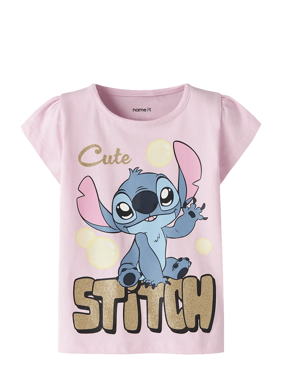 name it - NMFFUBA STITCH SS TOP BOX NOOS WDI - kortärmade t-shirts - pirouette - 0