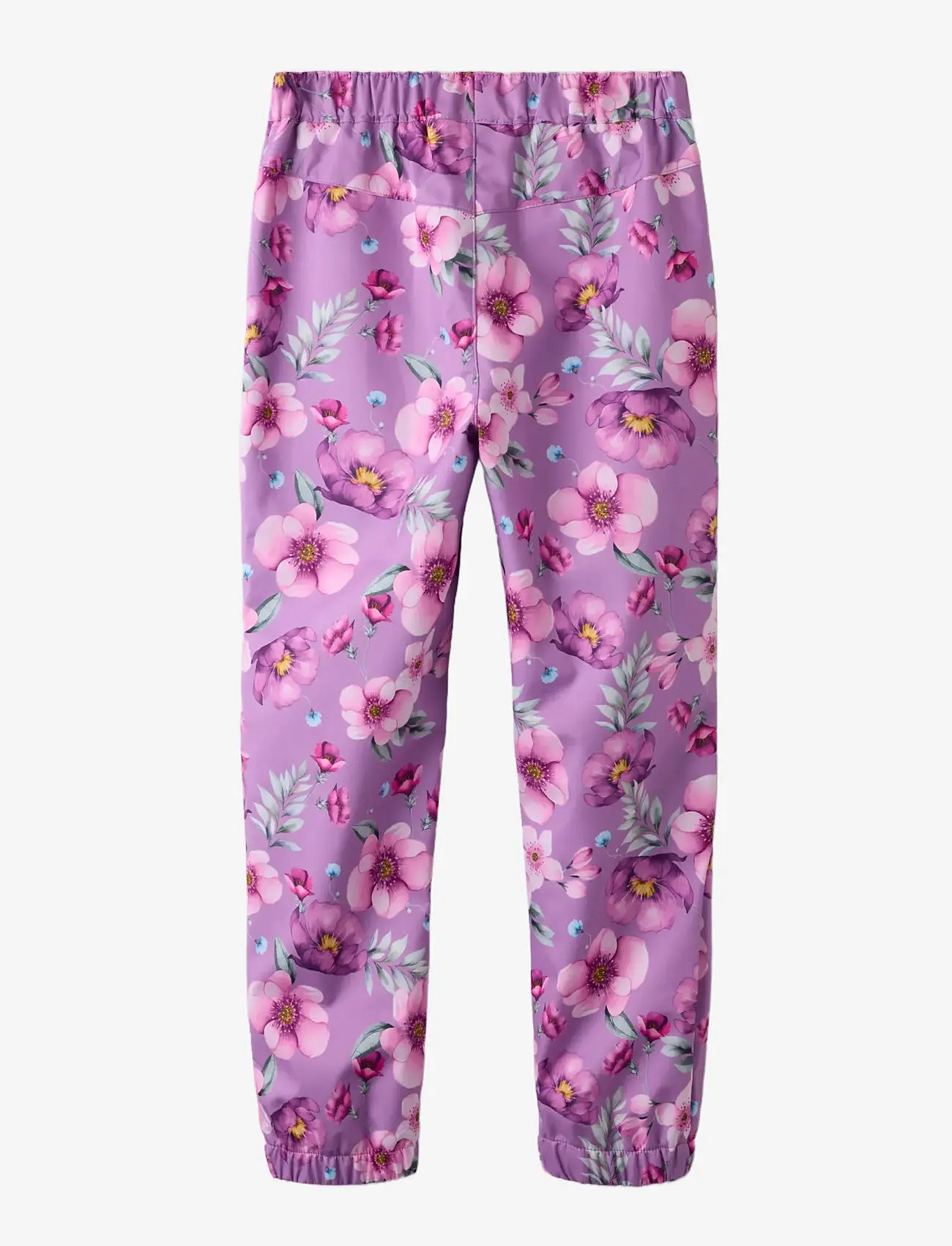 name it - NKFALFALIGHT08 PANT REG AOP FO - skalbukser - iris orchid - 1