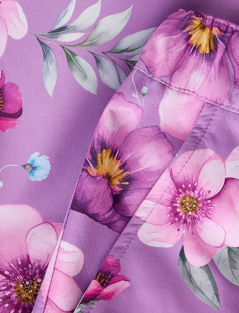 name it - NKFALFALIGHT08 PANT REG AOP FO - skalbukser - iris orchid - 4