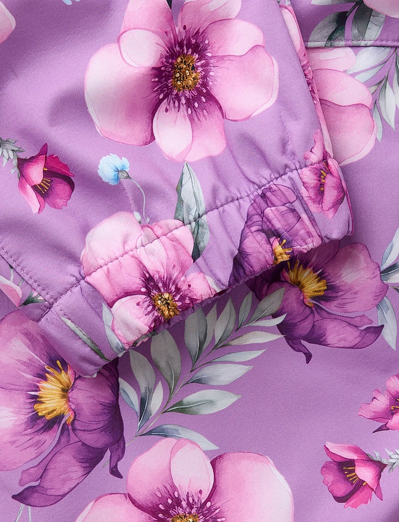 name it - NKFALFALIGHT08 PANT REG AOP FO - skalbukser - iris orchid - 5