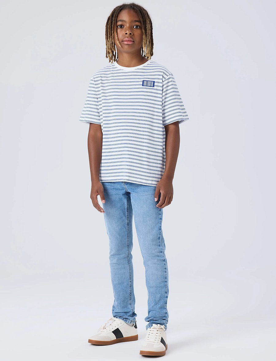name it - NKMKRISTIAN SS NREG TOP PB - kortærmede t-shirts - wispy clouds - 2