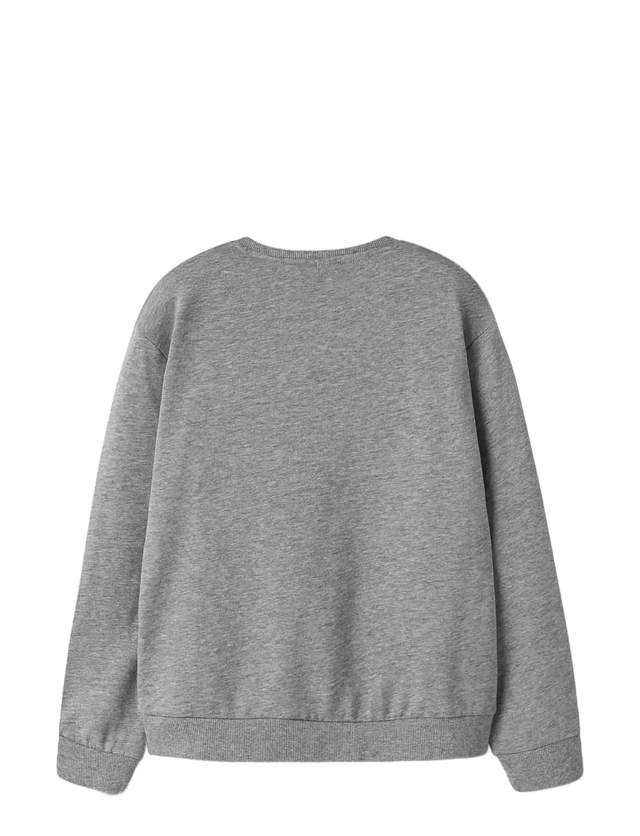 name it - NKMNILAN LS NREG SWE BRU PB - grey melange - 1