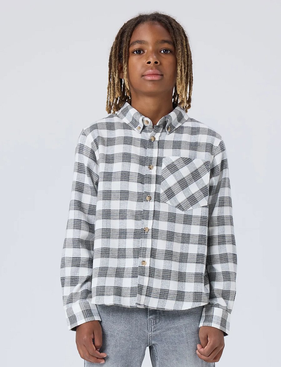 name it - NKMRAMUS LS SHIRT PB - langärmlige hemden - wispy clouds - 3