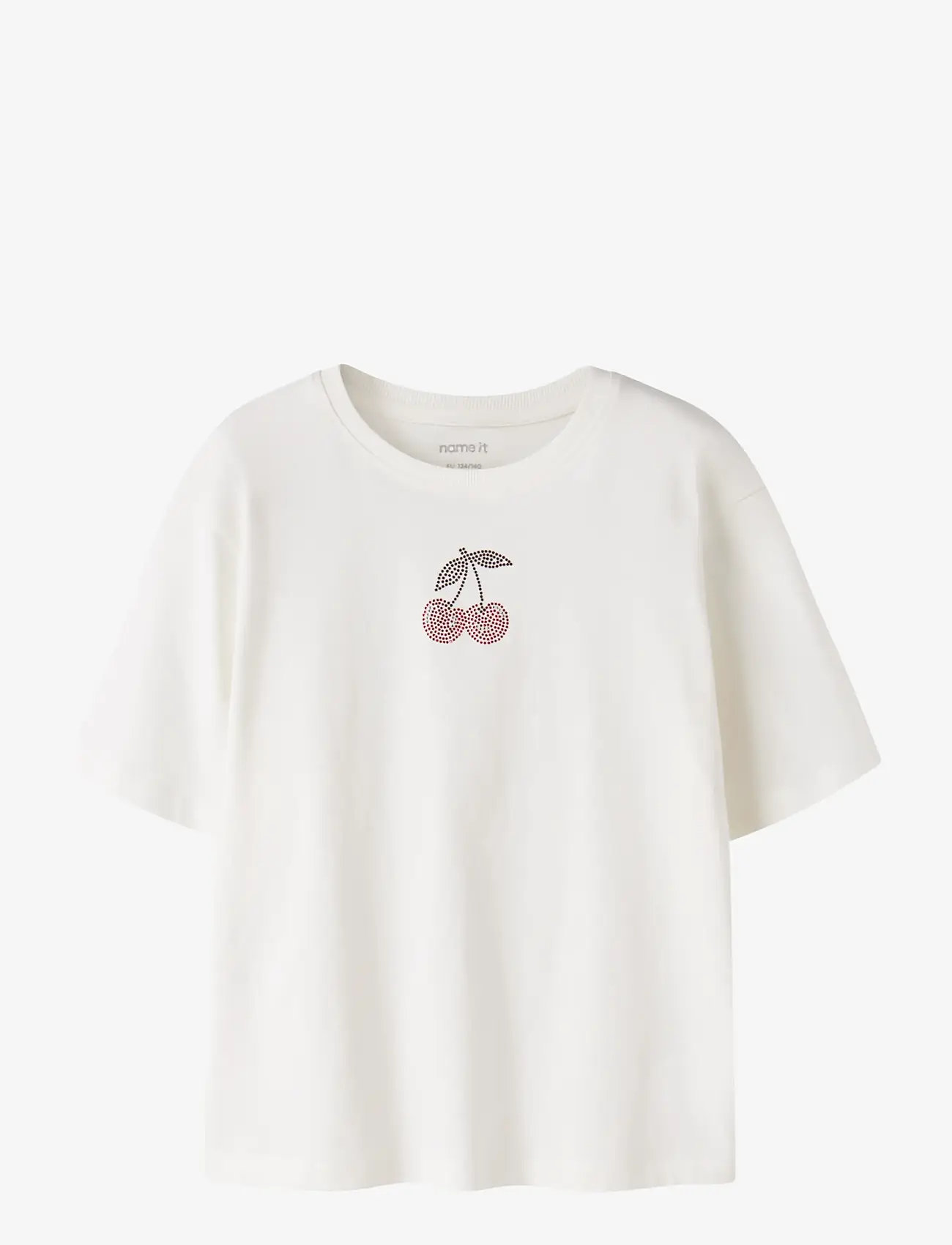 name it - NKFKARINA SS NREG TOP PB - kortærmede t-shirts - wispy clouds - 0