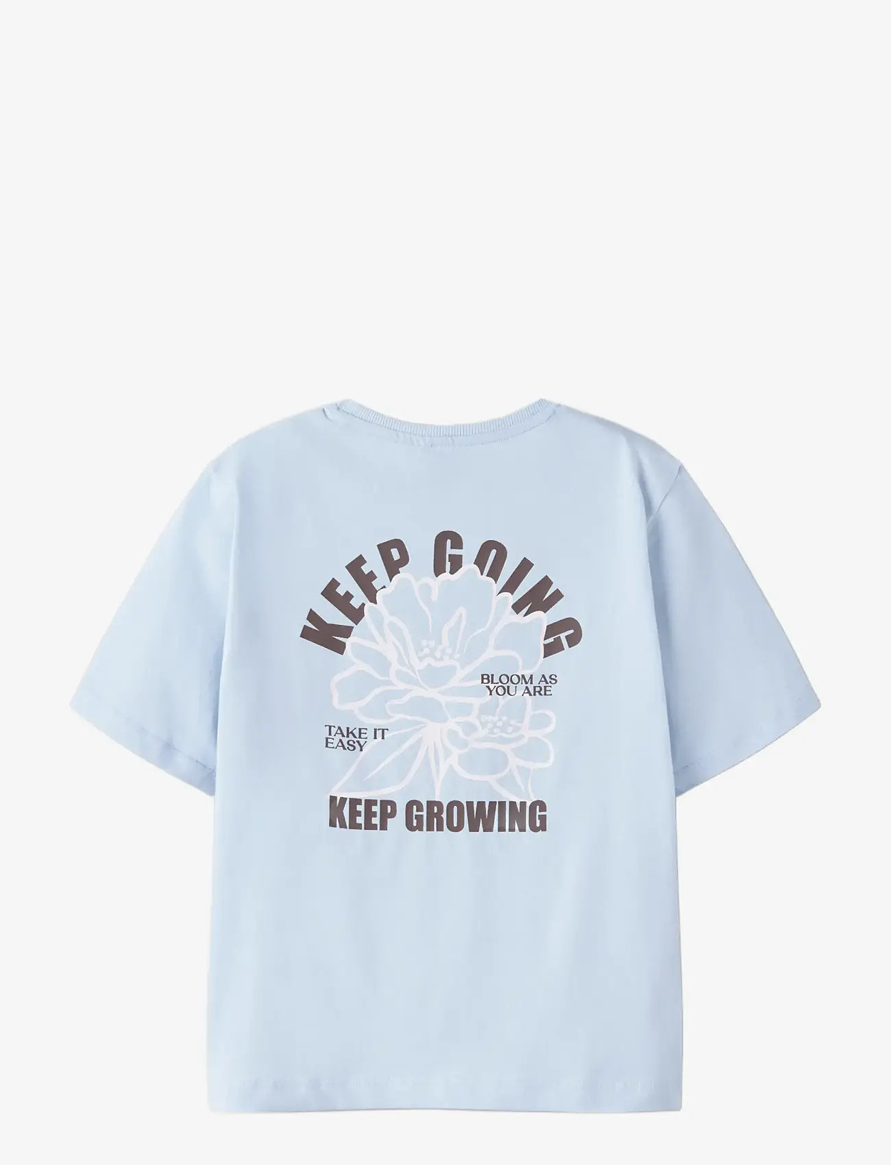 name it - NKFKATELIN SS NREG TOP PB - kortærmede t-shirts - sheer blue - 2