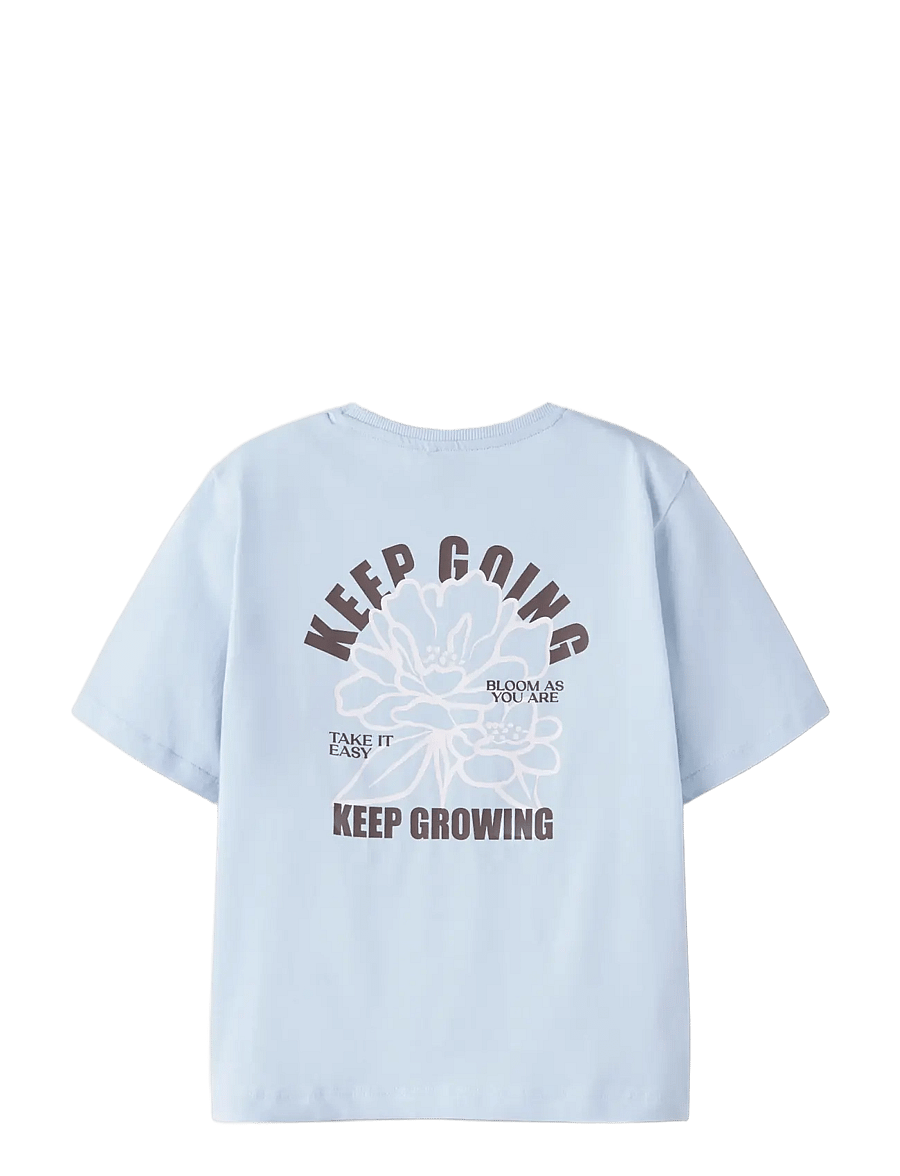 name it - NKFKATELIN SS NREG TOP PB - kortærmede t-shirts - sheer blue - 2