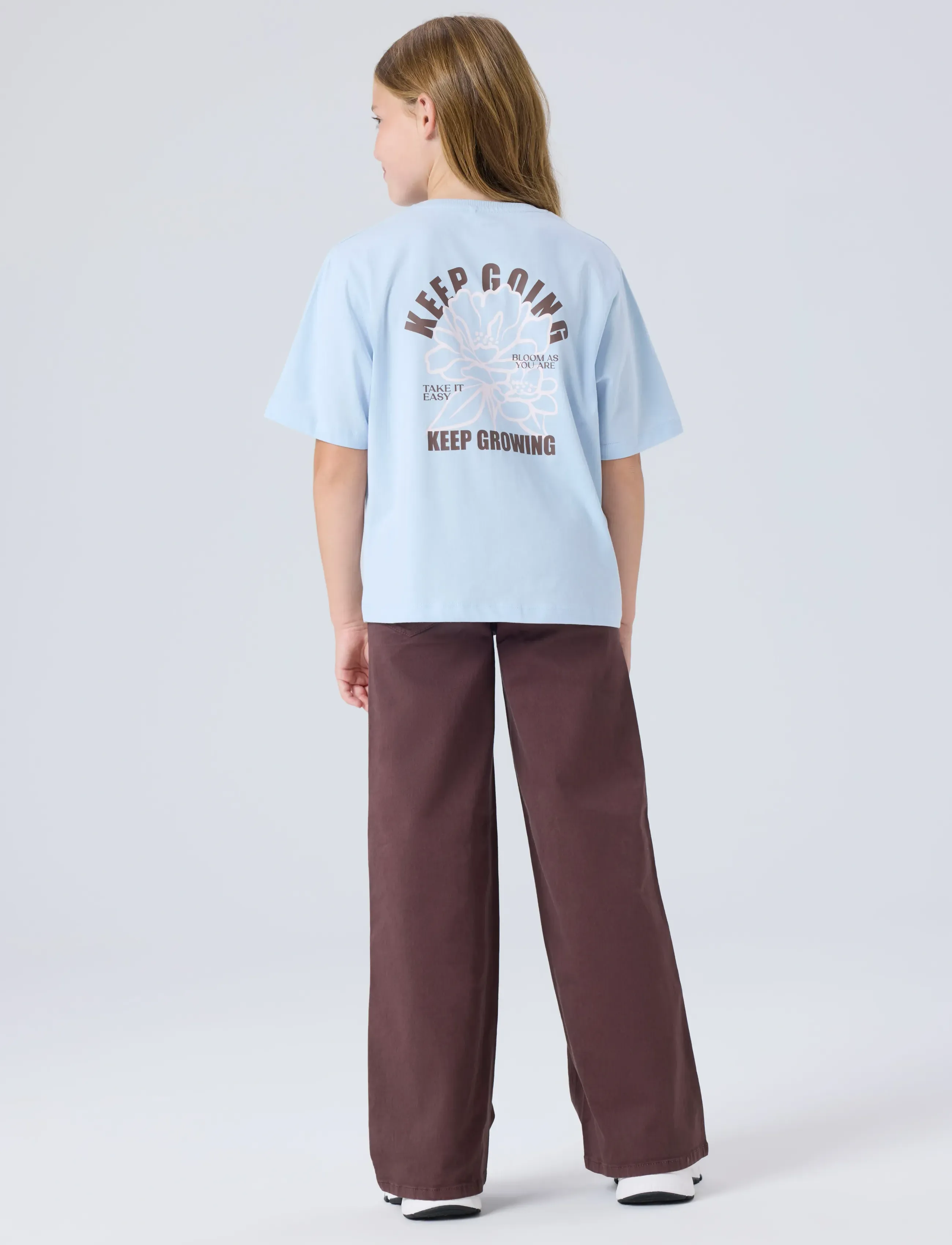 name it - NKFKATELIN SS NREG TOP PB - kortærmede - sheer blue - 3