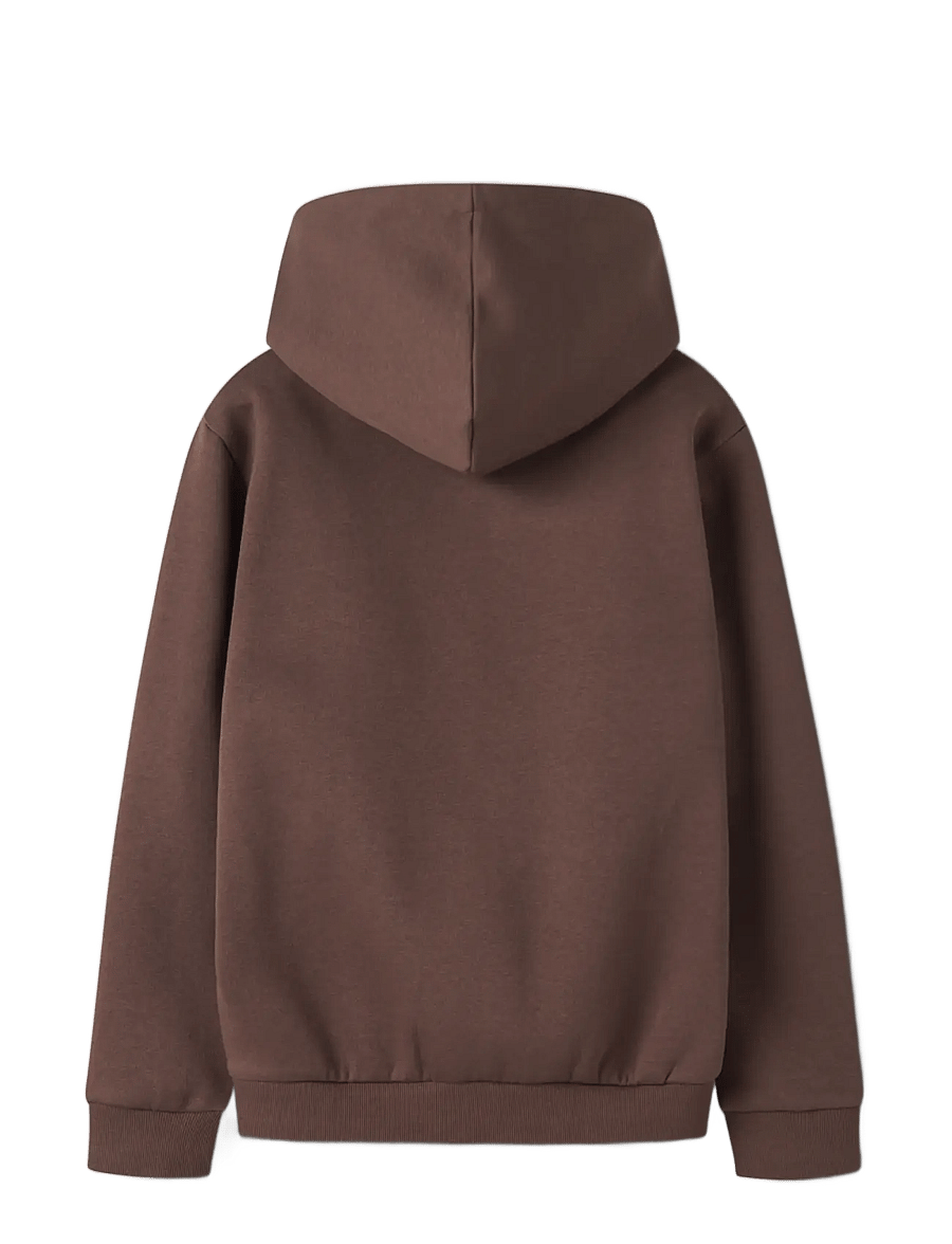 name it - NKFNIKOLISA LS NREG SWE WH BRU PB - kapuzenpullover - shopping bag - 1