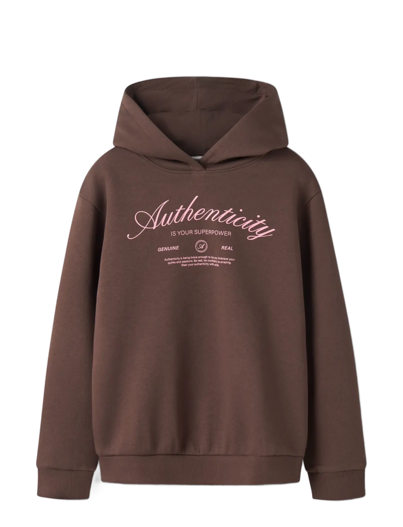 name it - NKFNIKOLISA LS NREG SWE WH BRU PB - kapuzenpullover - shopping bag - 2