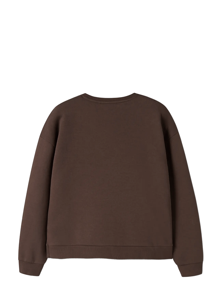 name it - NKFNILLINA LS RLX SWE BRU PB - sweatshirts - shopping bag - 1