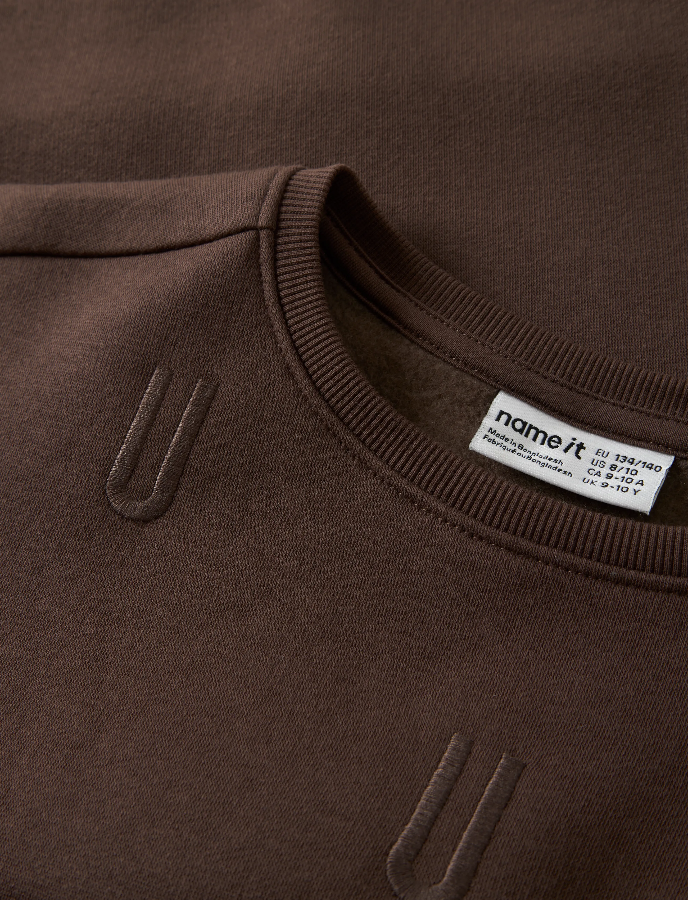 name it - NKFNILLINA LS RLX SWE BRU PB - sweatshirts - shopping bag - 2