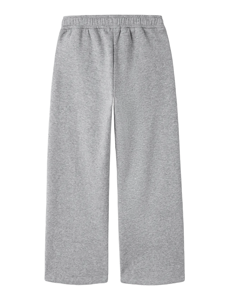 name it - NKFNILLINA WIDE SWE PANT BRU PB - jogginghosen - light grey melange - 1
