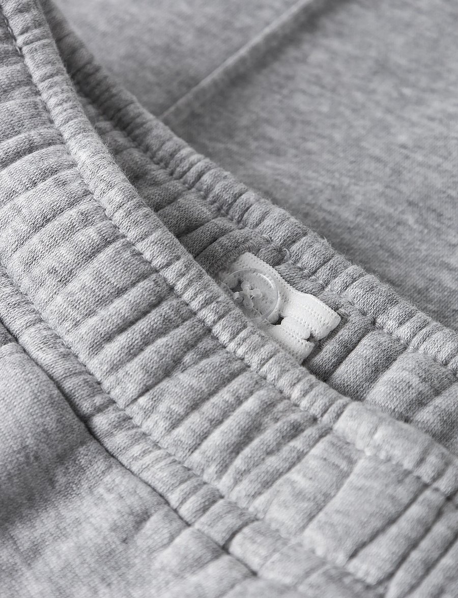 name it - NKFNILLINA WIDE SWE PANT BRU PB - jogginghosen - light grey melange - 4