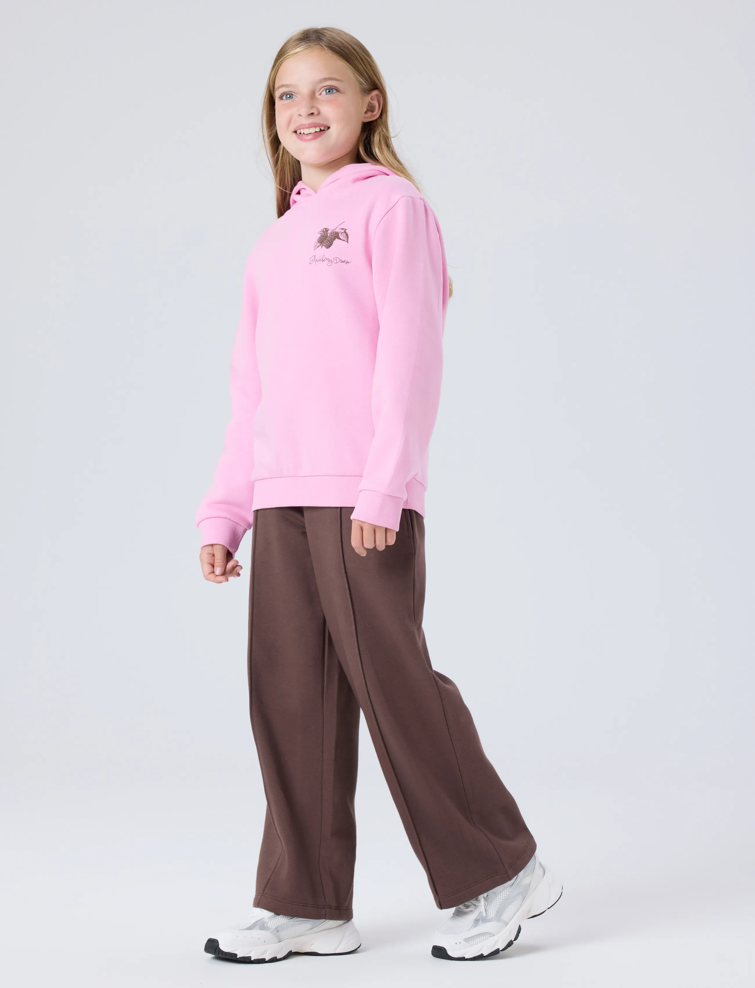 name it - NKFNILLINA WIDE SWE PANT BRU PB - jogginghosen - shopping bag - 2