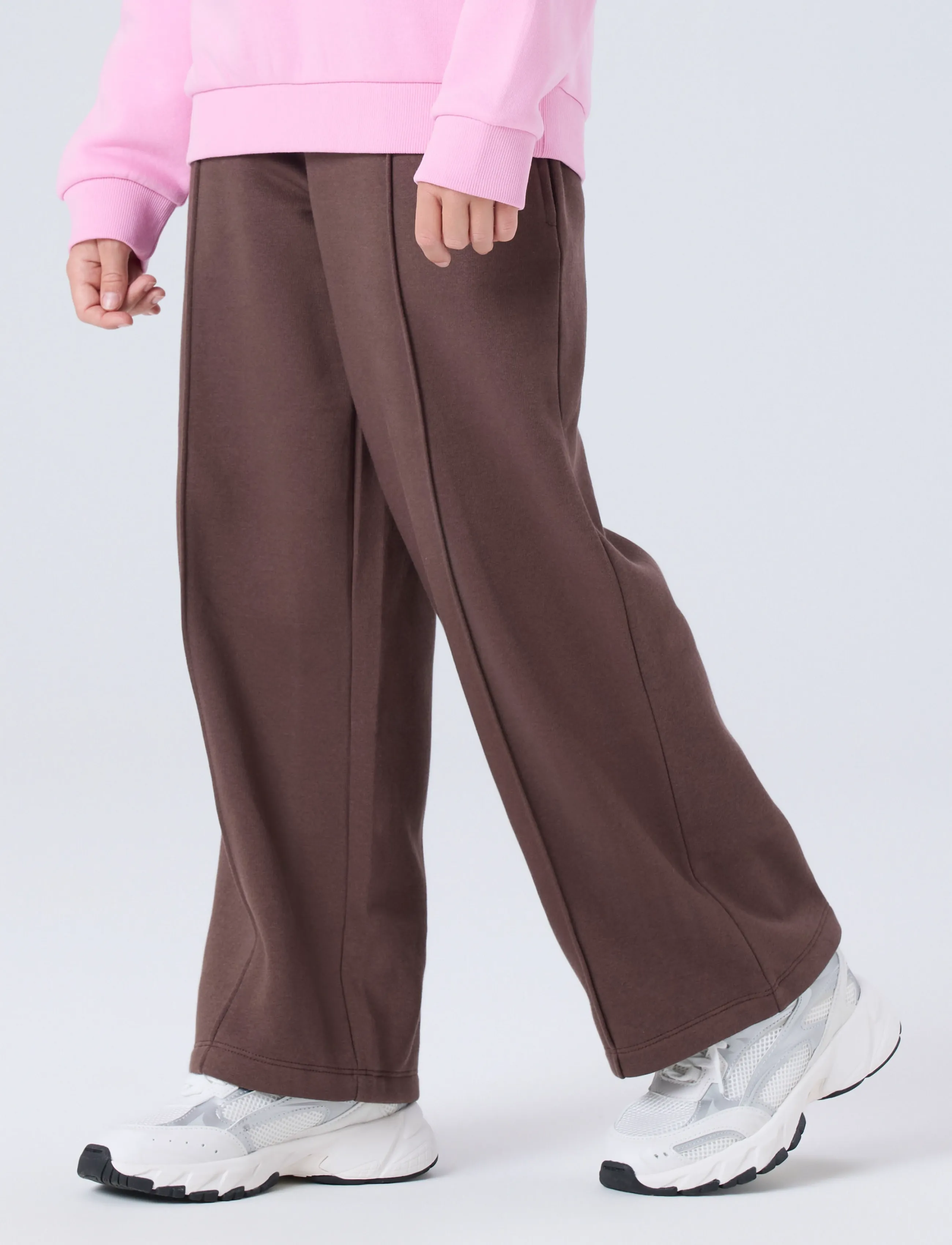 name it - NKFNILLINA WIDE SWE PANT BRU PB - jogginghosen - shopping bag - 3