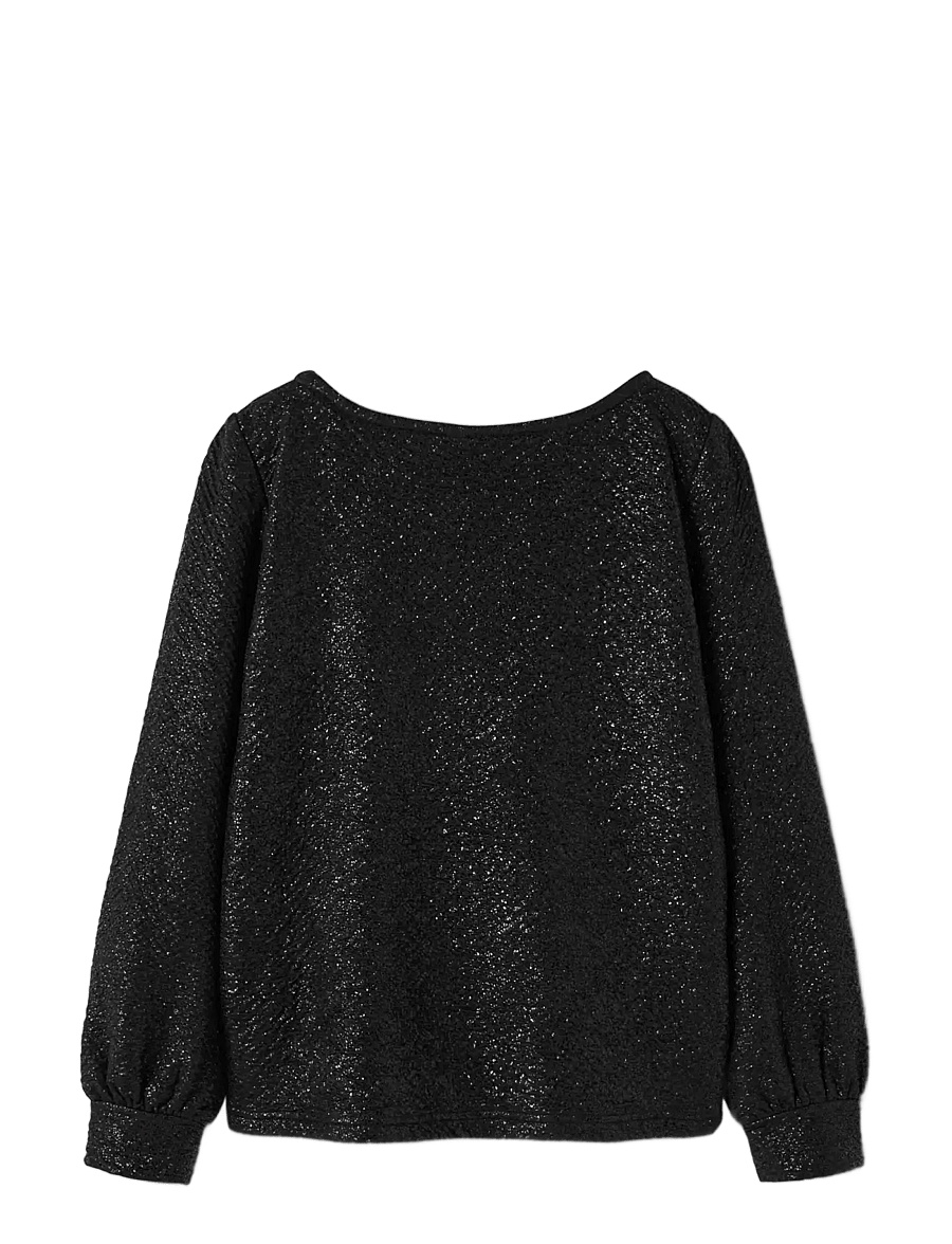 name it - NKFRISINE LS TOP PB - langärmelig - black - 1