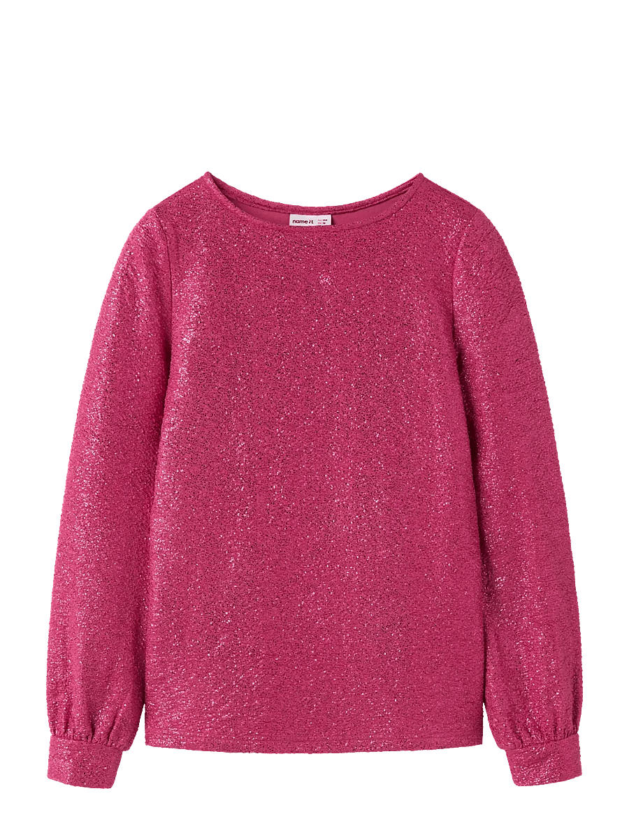 name it - NKFRISINE LS TOP PB - langärmelig - pink yarrow - 0