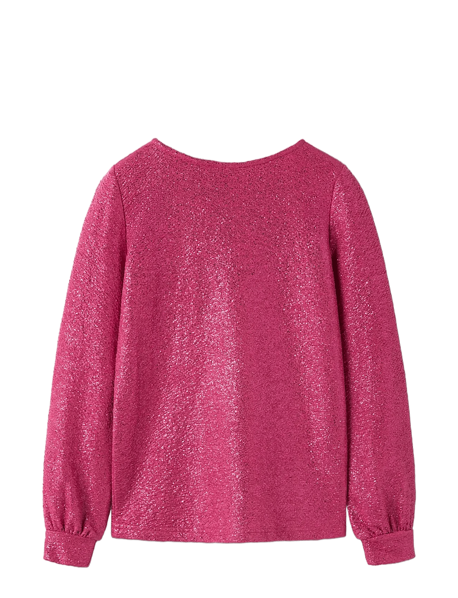 name it - NKFRISINE LS TOP PB - langärmelig - pink yarrow - 1