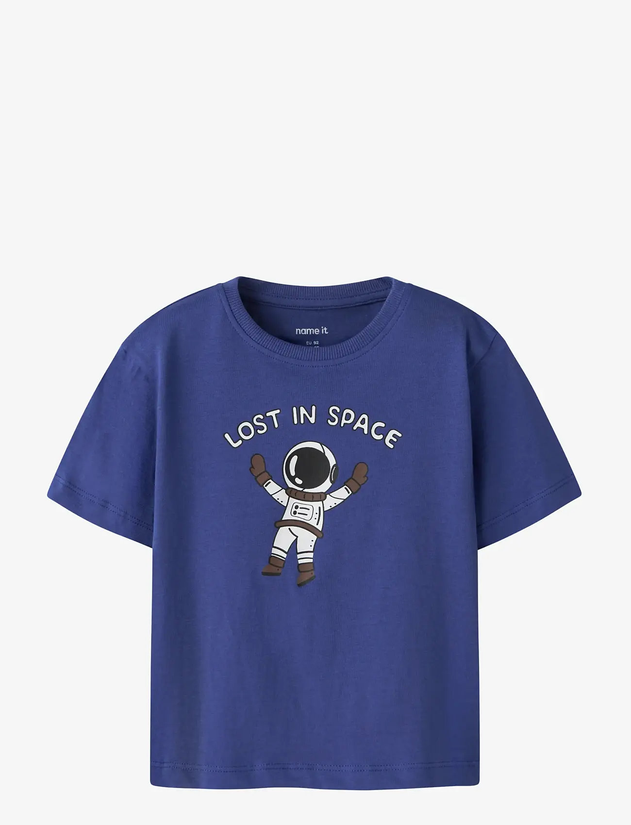 name it - NMMKASIL SS NREG TOP PB - kortærmede t-shirts - deep ultramarine - 0