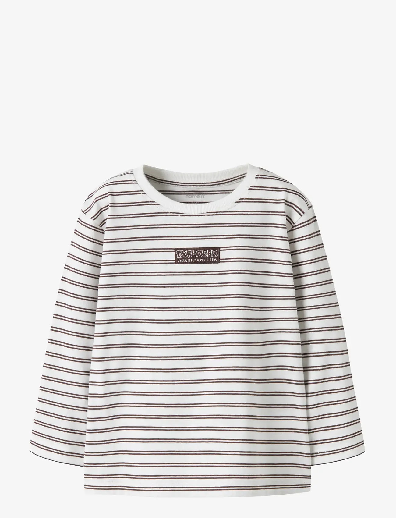 name it - NMMKRISTIAN LS NREG TOP PB - langærmede t-shirts - wispy clouds - 0