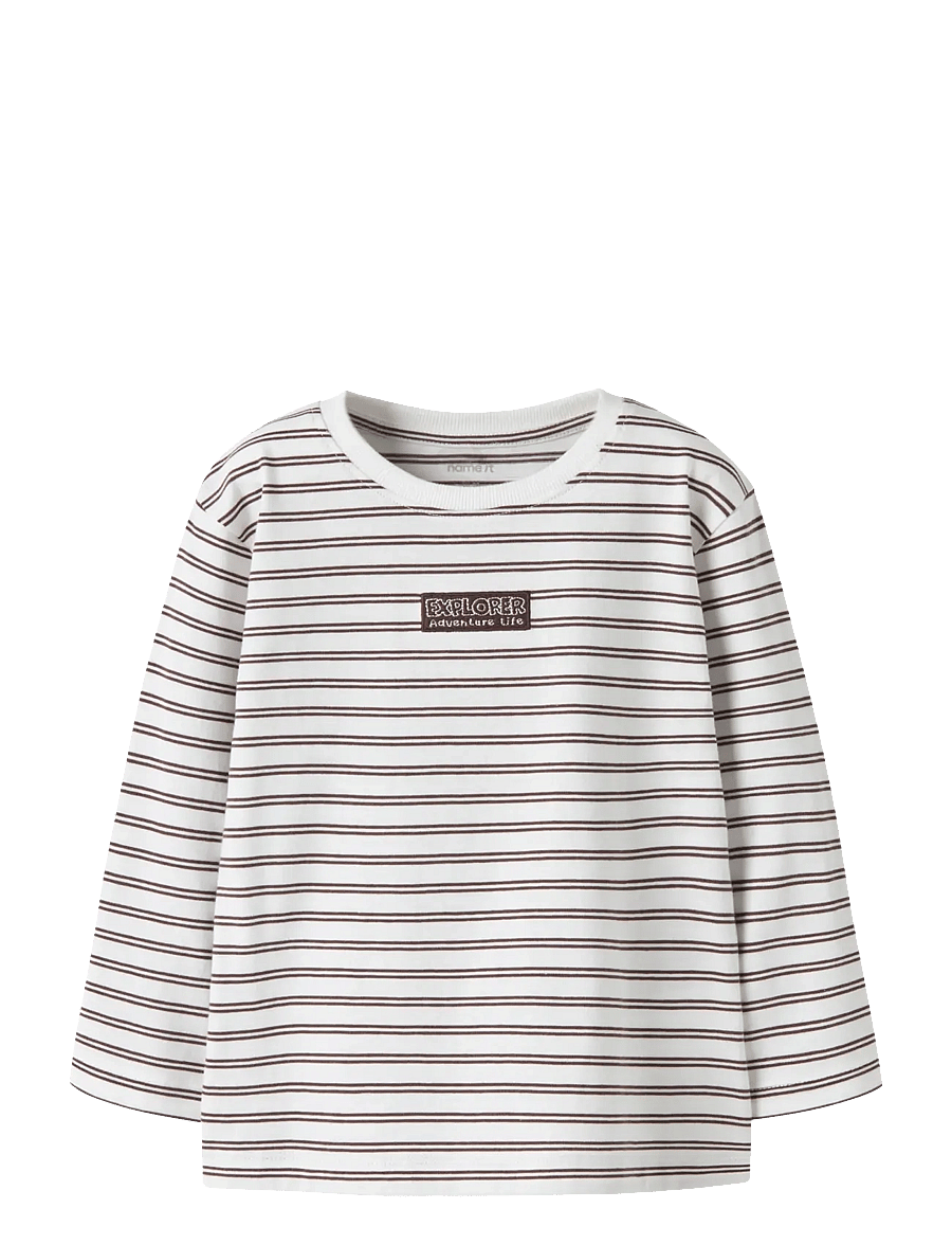 name it - NMMKRISTIAN LS NREG TOP PB - långärmade t-shirts - wispy clouds - 0