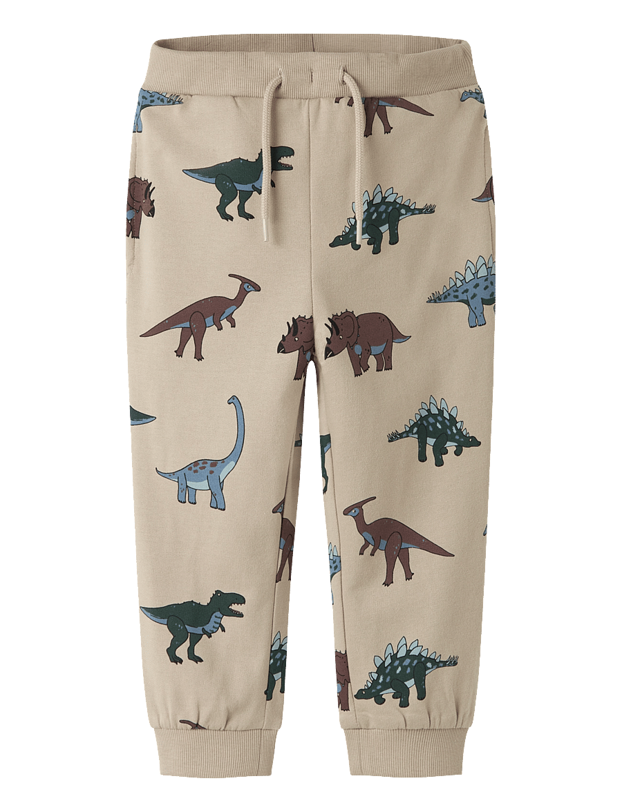 name it - NMMNARIS NREG SWE PANT BRU PB - beebipüksid - trench coat - 0