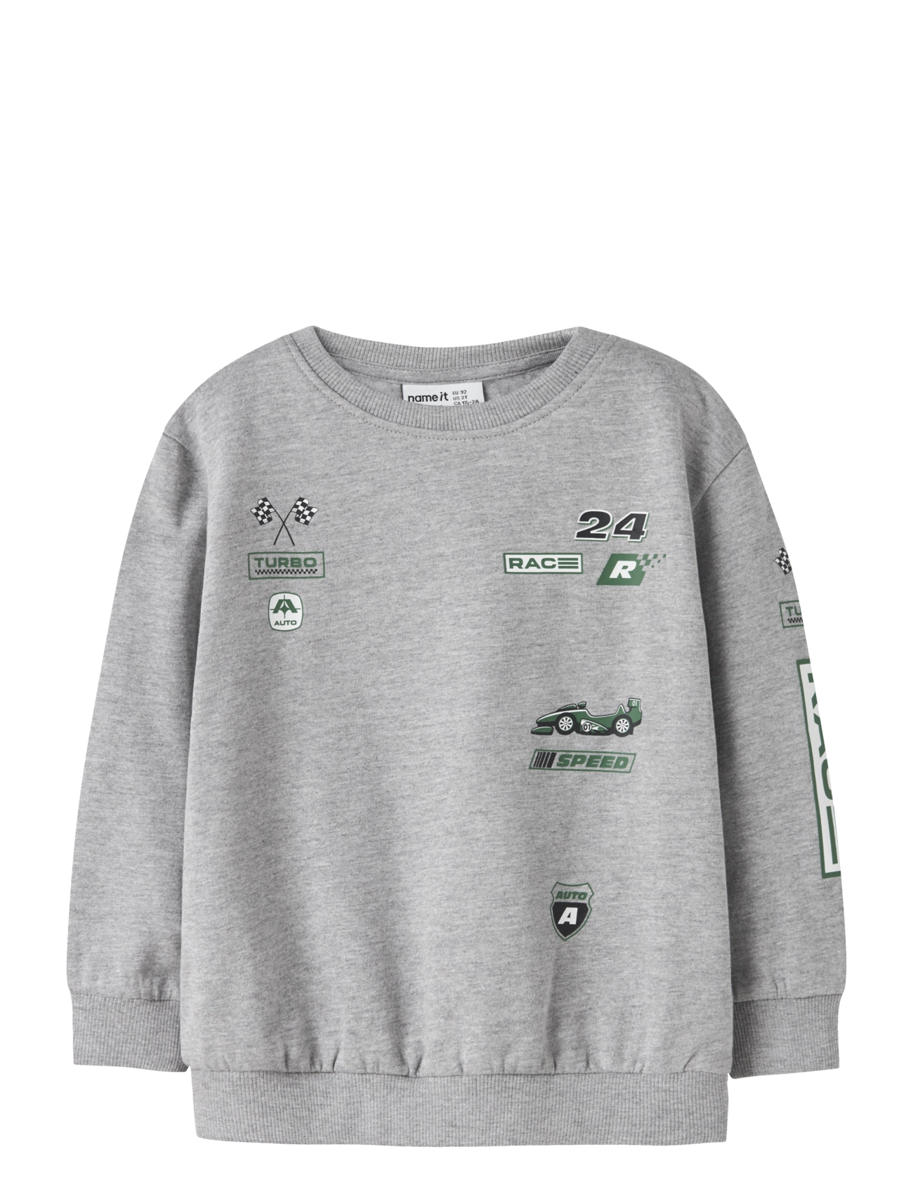 name it NMMNILIUS LS NREG SWE BRU PB - Sweatshirts - GREY MELANGE / grey
