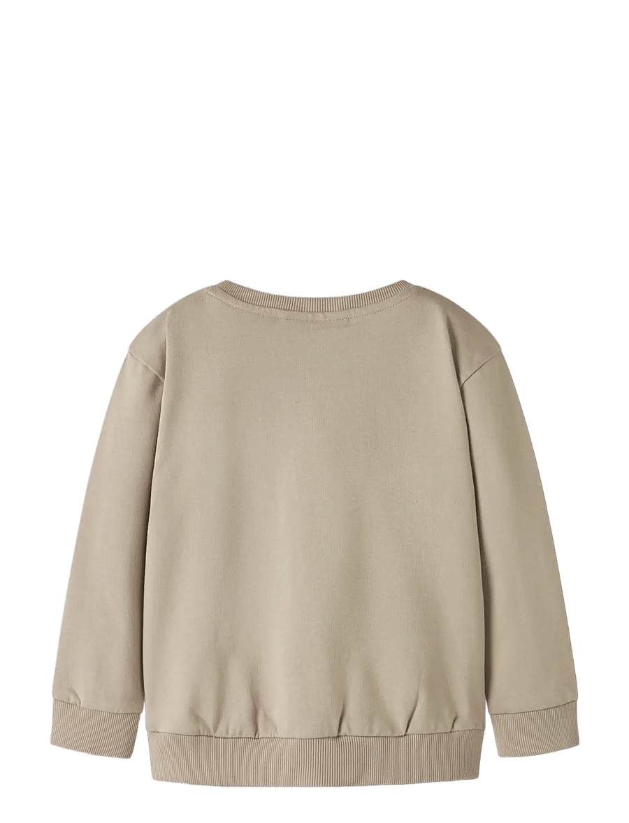 name it - NMMNILIUS LS NREG SWE BRU PB - sweatshirts - trench coat - 1