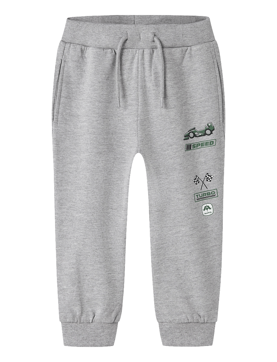 name it - NMMNILIUS NREG SWE PANT BRU PB - jogginghosen - grey melange - 0