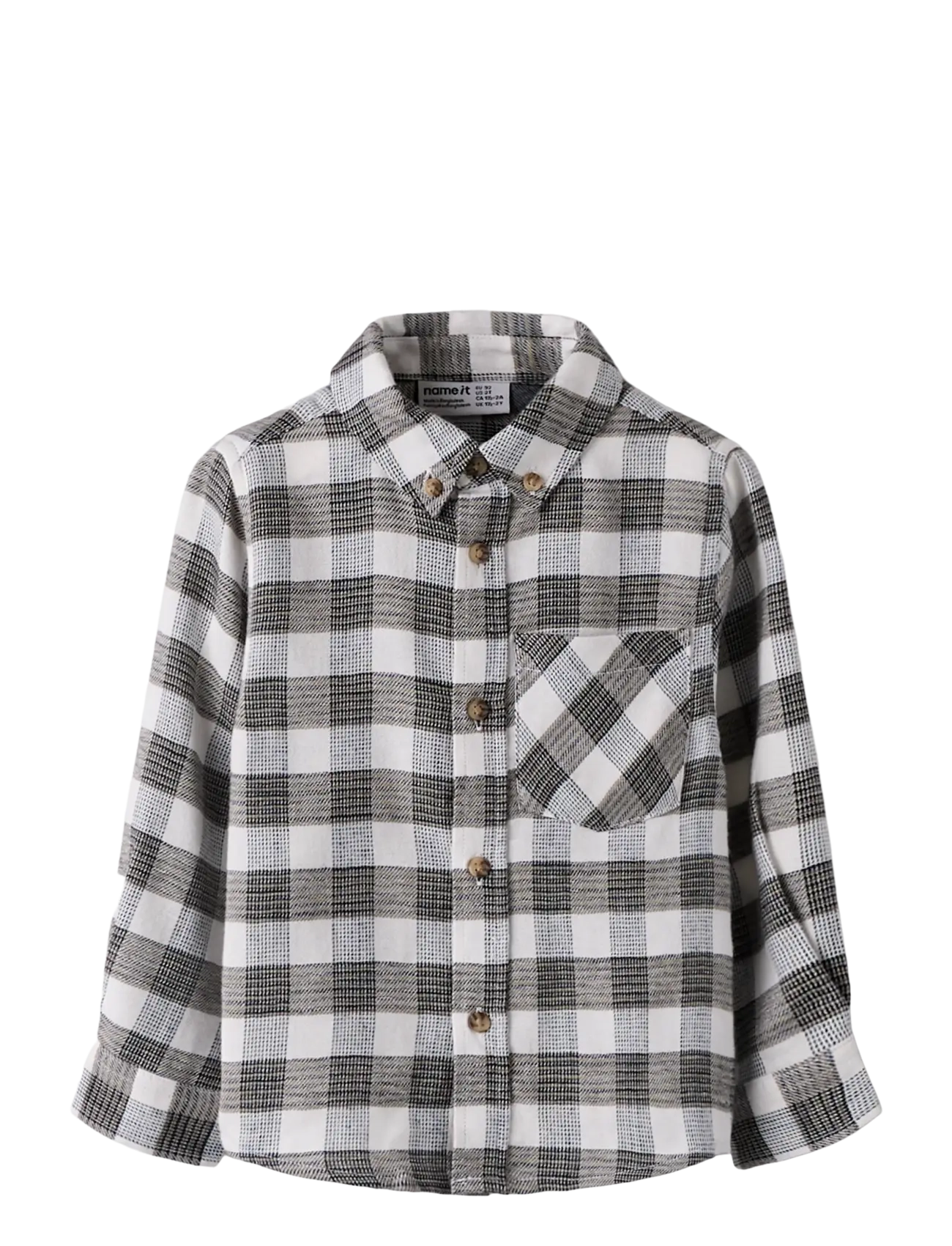name it NMMRAMUS LS SHIRT PB - Name it - WISPY CLOUDS / white