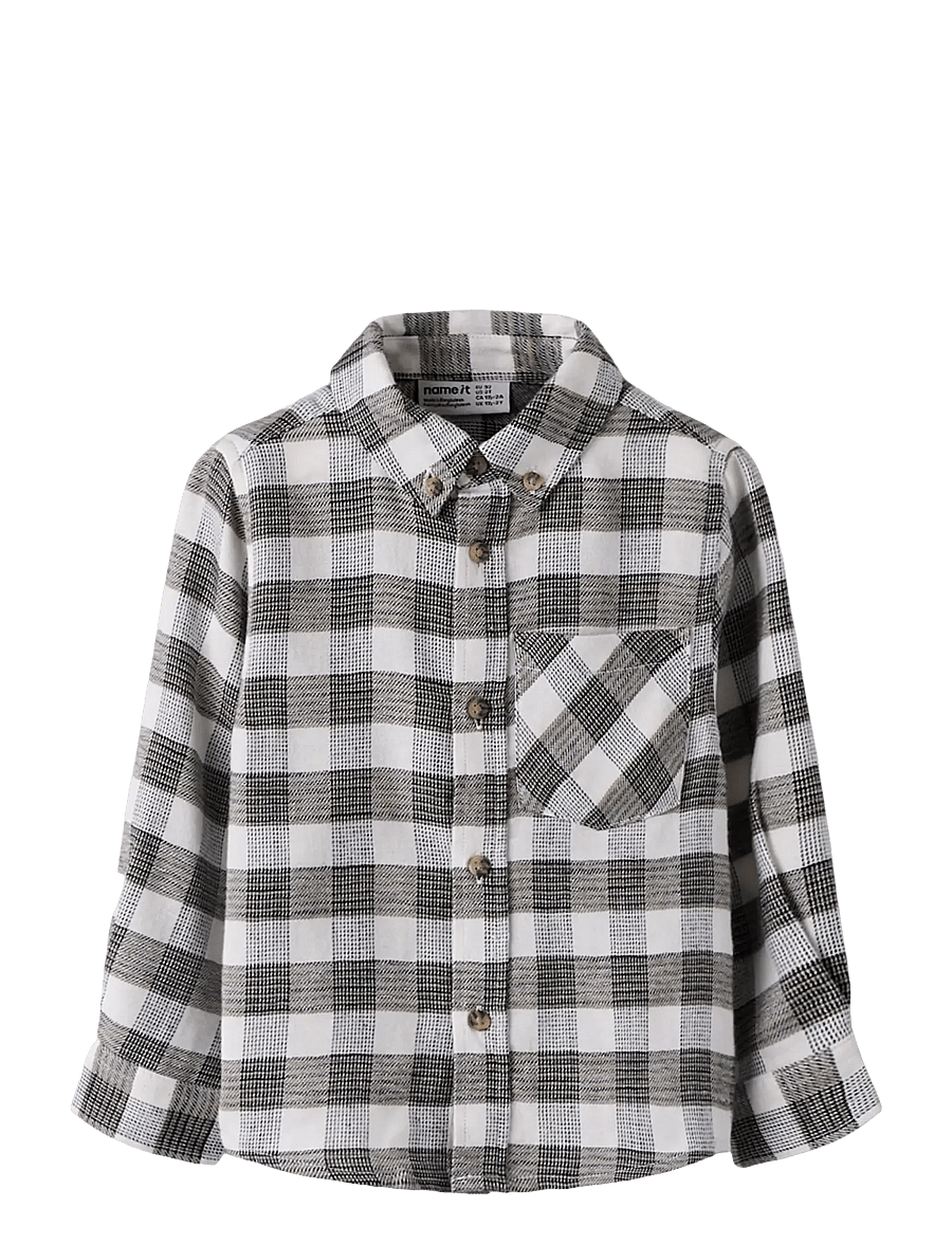 name it - NMMRAMUS LS SHIRT PB - langärmlige hemden - wispy clouds - 0