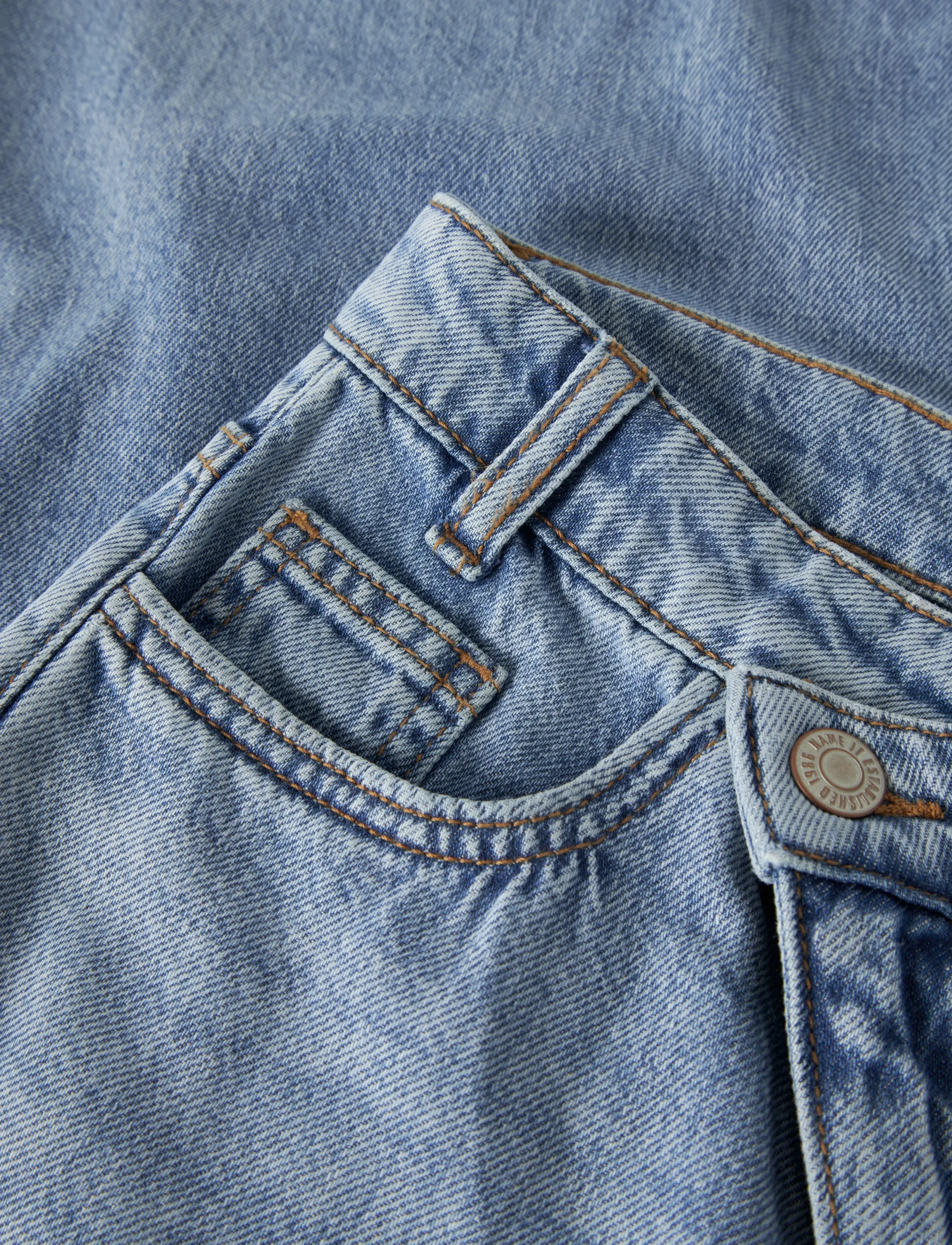 name it - NKFBELLA X-WIDE CLOSURE JEANS 8181-BE - wide leg jeans - medium blue denim - 5