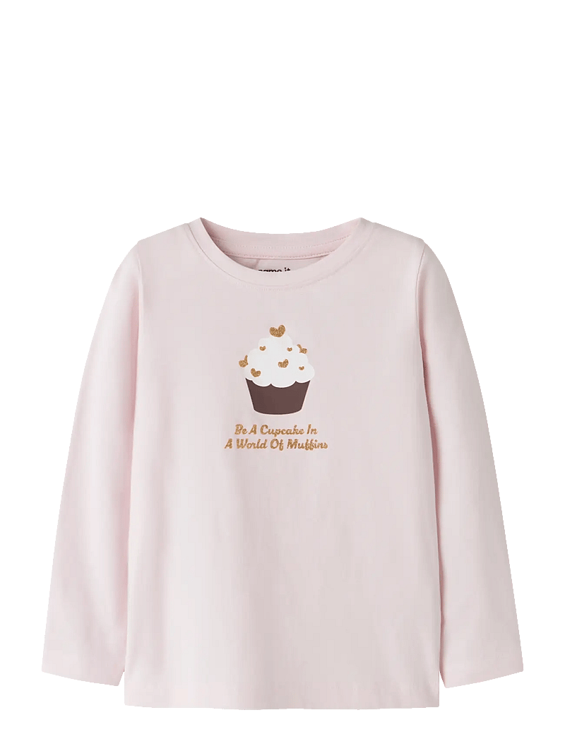 name it - NMFKATELIN LS TOP PB - langærmede t-shirts - raindrops on roses - 0