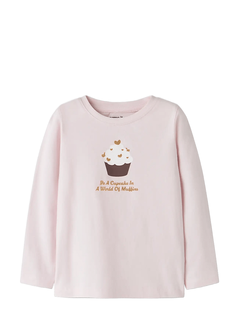 name it - NMFKATELIN LS TOP PB - langærmede t-shirts - raindrops on roses - 2