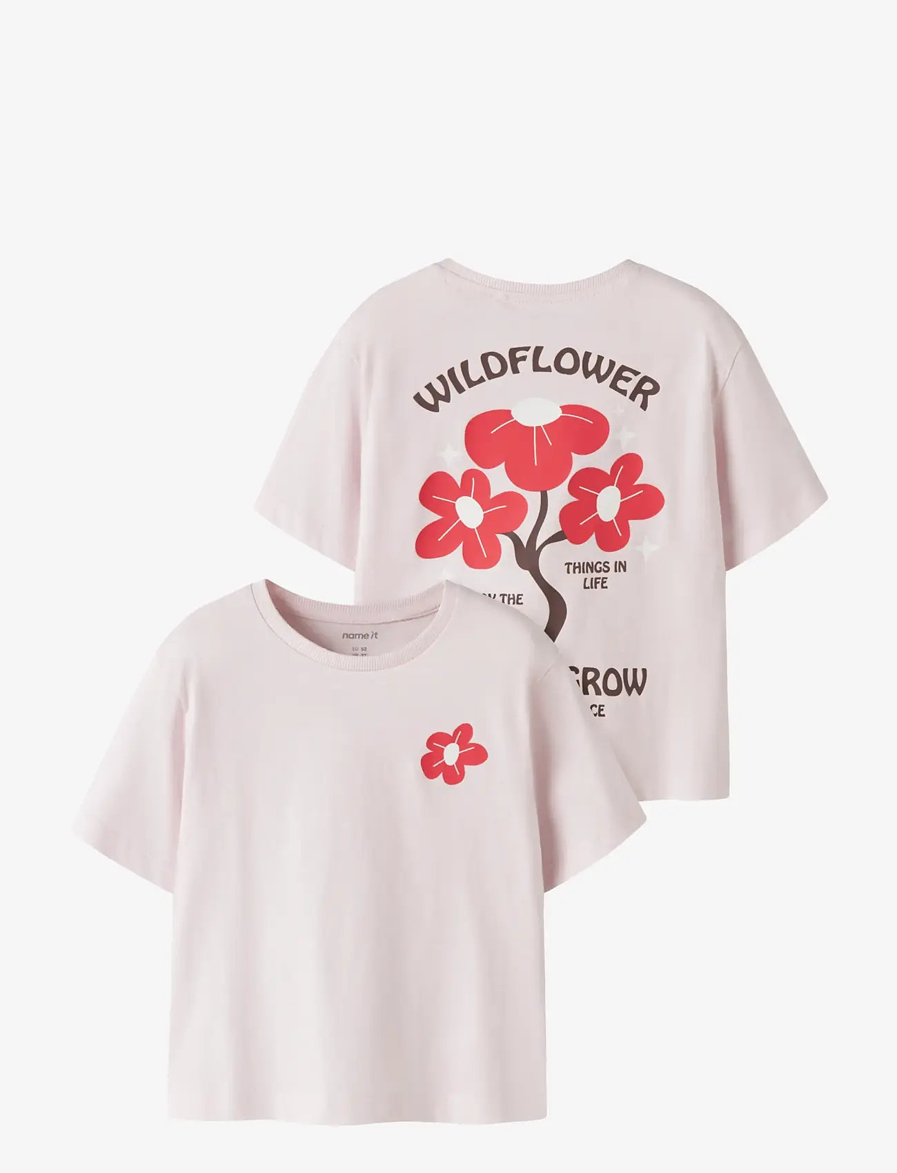 name it - NMFKATRINA SS NREG TOP PB - kortærmede t-shirts - raindrops on roses - 0
