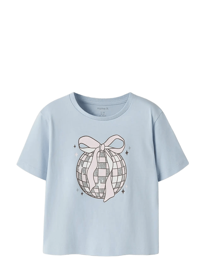 name it - NMFKATRINA SS NREG TOP PB - kortærmede t-shirts - sheer blue - 2