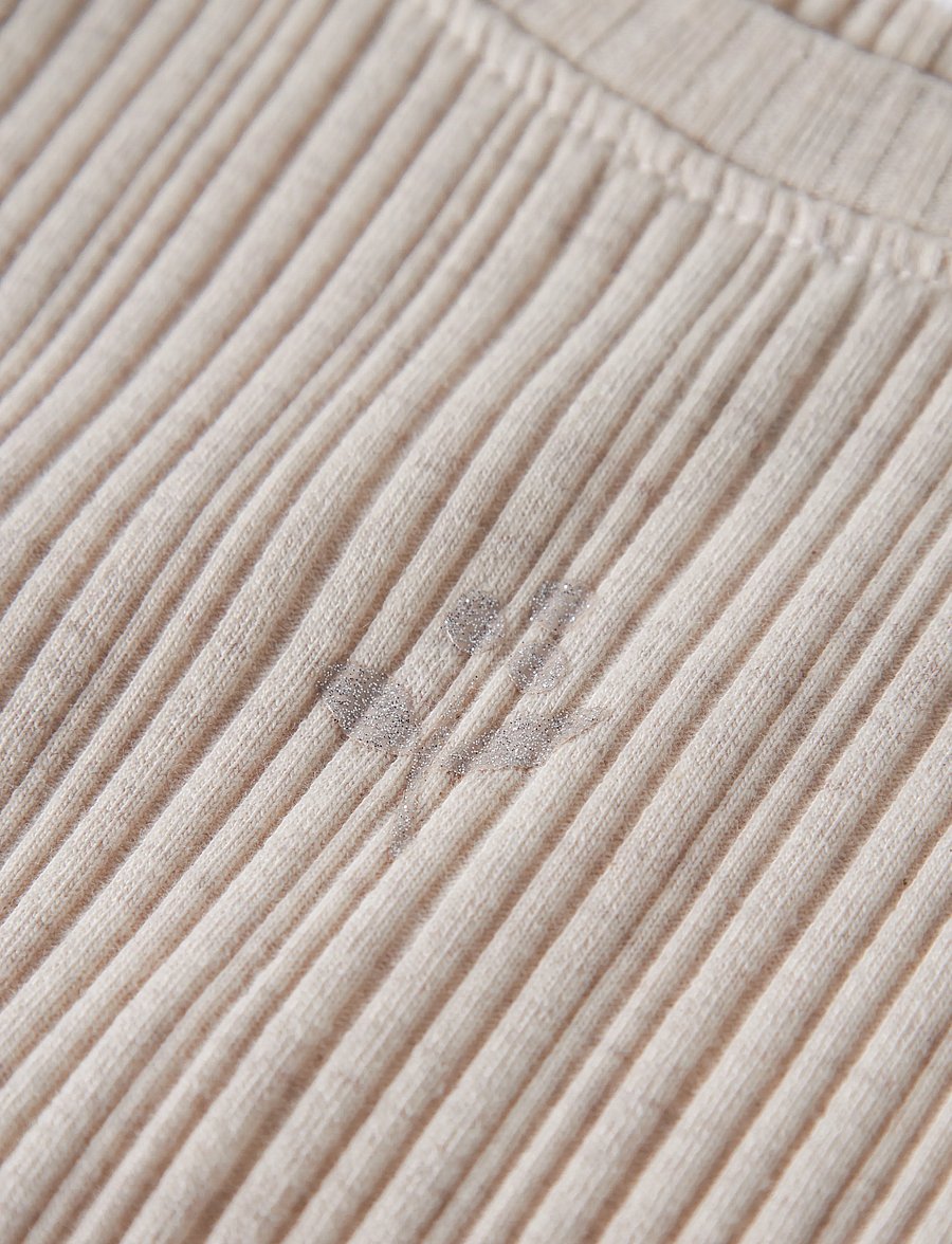 name it - NMFNINNA LS SLIM TOP PB - peyote melange - 2