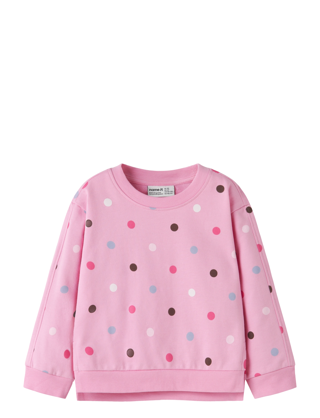 name it NMFNISALA LS NREG SWEAT BRU PB - Sweatshirts - BEGONIA PINK / pink/rose