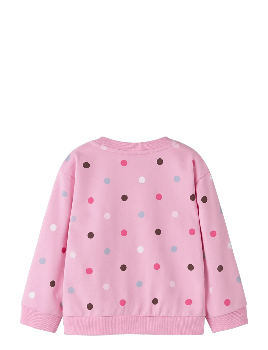 name it - NMFNISALA LS NREG SWEAT BRU PB - sweatshirts - begonia pink - 1
