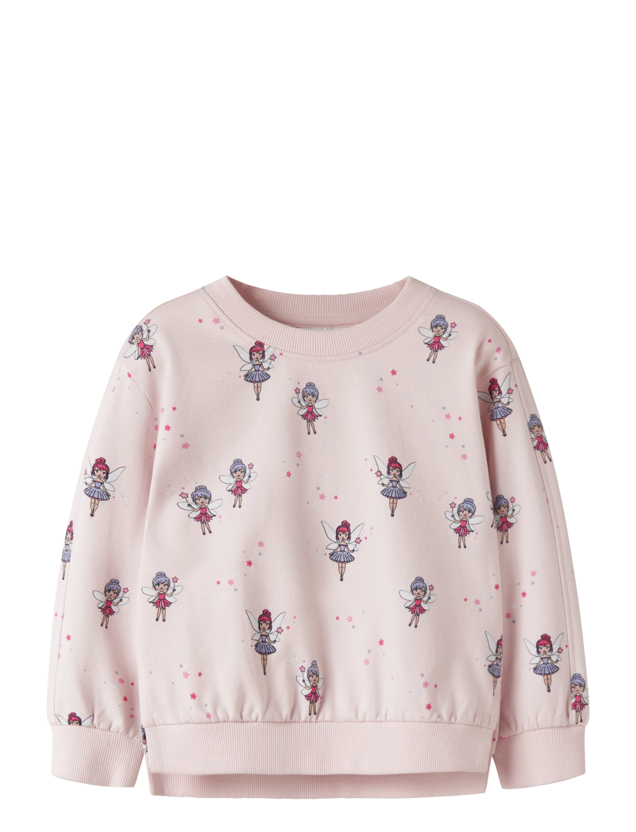 name it NMFNISALA LS NREG SWEAT BRU PB - Sweatshirts - RAINDROPS ON ROSES / pink/rose