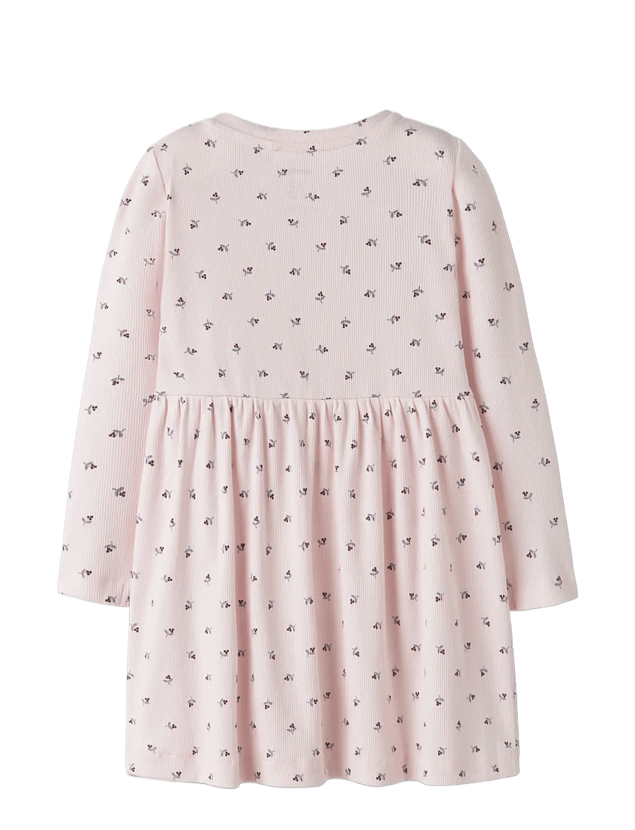 name it - NMFNICOLE LS DRESS PB - raindrops on roses - 1