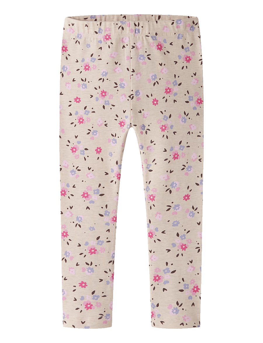name it - NMFNISALA LEGGING PB - leggings - peyote melange - 0